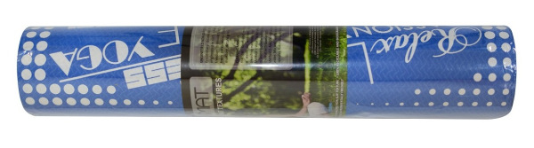 YOGA MAT TPE,183x61x0,4,modra 2