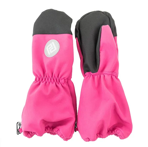 Dievčenské softshellové rukavice, Pidilidi, PD1128-03, ružová, veľ. 2 roky