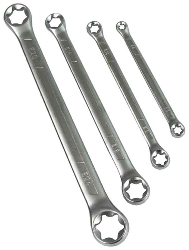 Sada očkových TORX kľúčov, 6-24 mm, MAR-POL