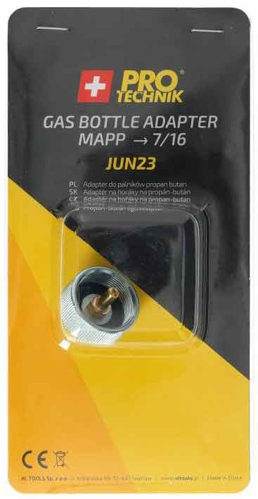 Redukcia z kartuše MAPP 1" CGA600 na plynový horák 7/16", XL-TOOLS 1