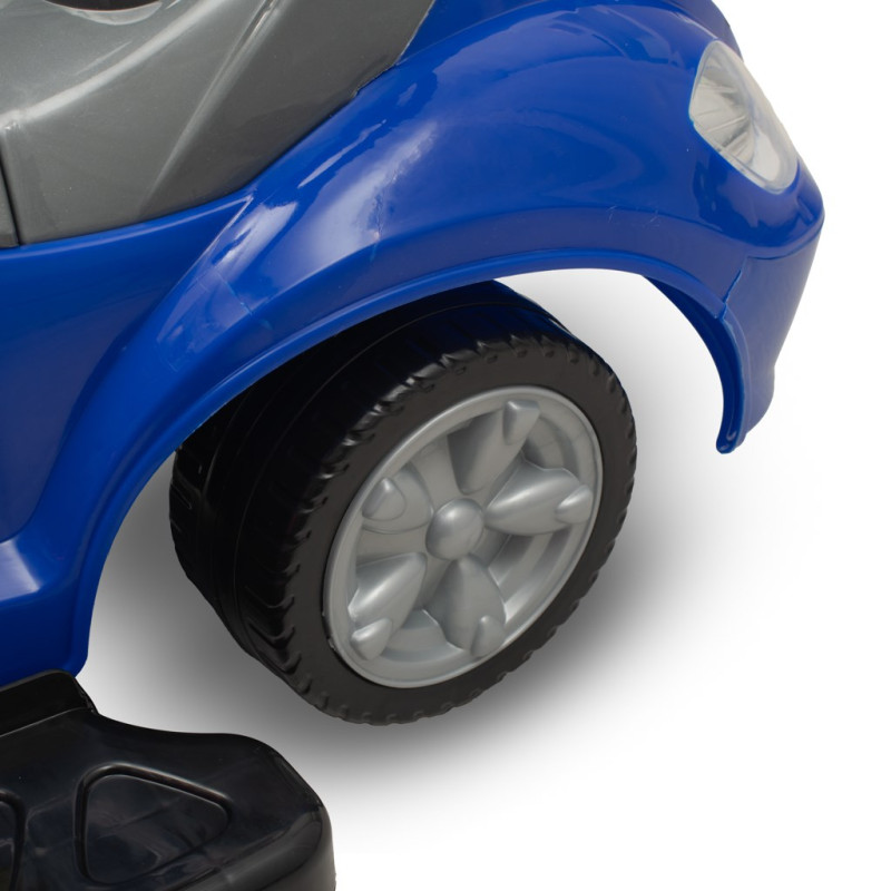 Detské odrážadlo s vodiacou tyčou 3v1 Baby Mix Mega Car modré (Poškodený obal) 2