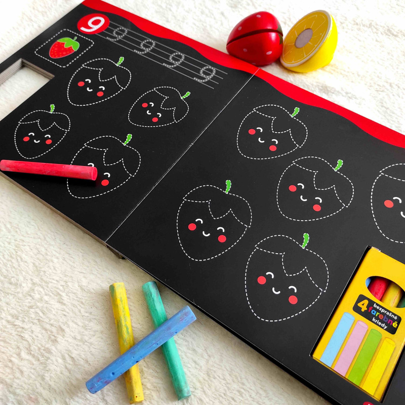 Čarovné kriedy Čísla a ovocie 2