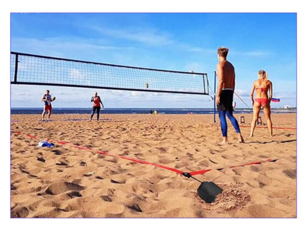 Beach Tour lajny beach volejbal s kotvením 2