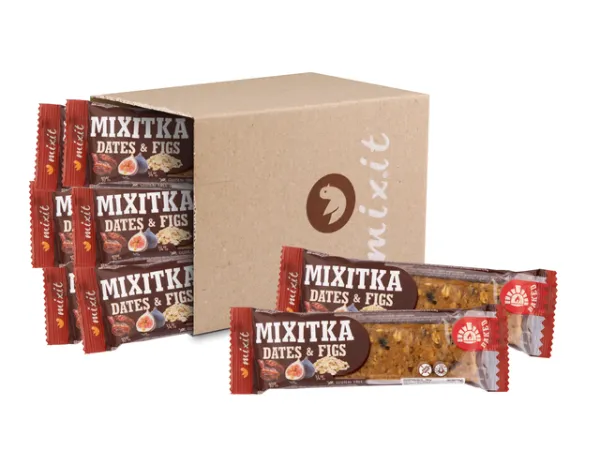 Mixit Mixitky BEZ LEPKU - Datle + Fíky (8 ks) 480 g