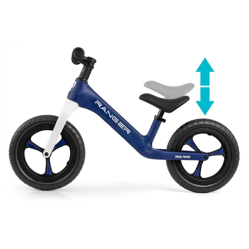 Detský balančný bicykel Milly Mally Ranger Navy 5