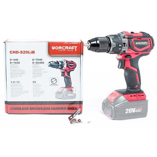 Skrutkovač Worcraft CHD-S20LiB ShareSYS, 20V Li-ion, bezuhlíkový 4