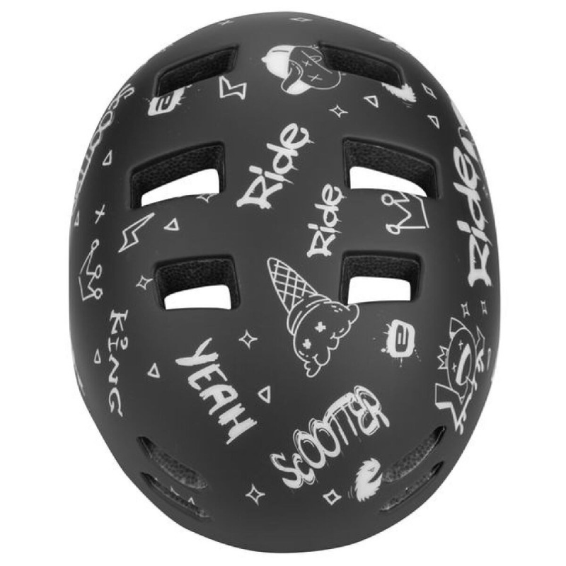 Buddy detská cyklistická prilba čierna 3