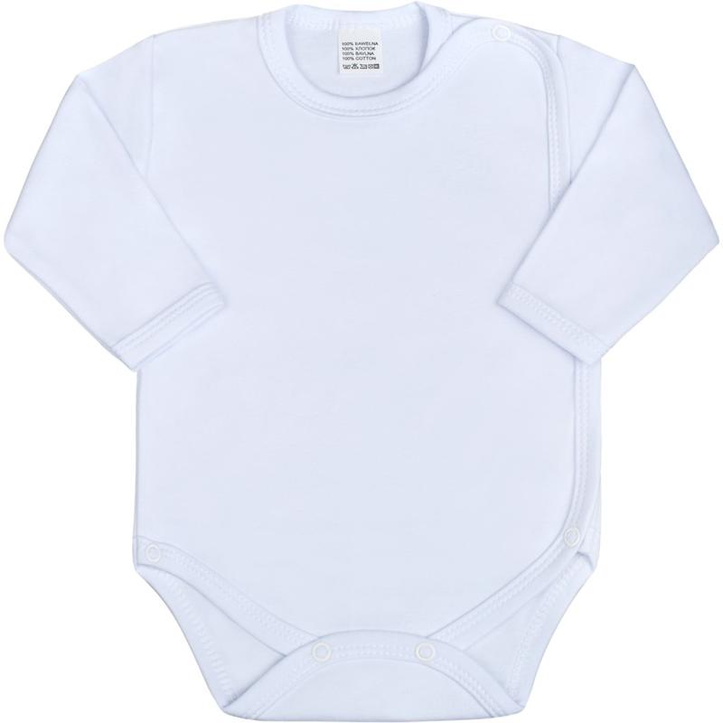 Dojčenské body celorozopínacie New Baby Classic biele 62 (3-6m)