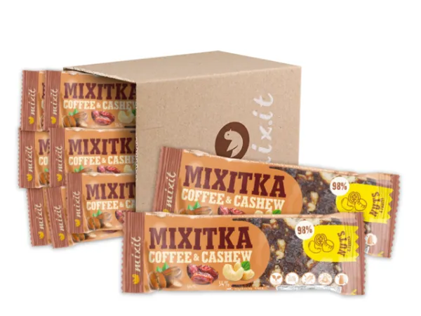 Mixit Mixitky BEZ LEPKU - Káva + Kešu (9 ks) 396 g