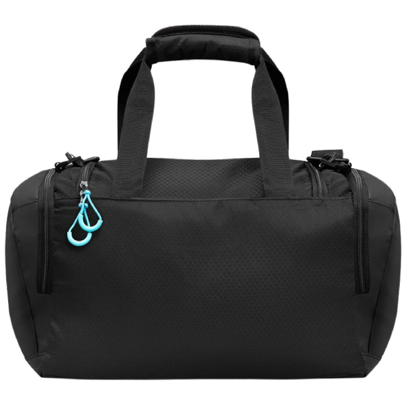 Duffle Bag S športová taška čierna-tyrkysová 2