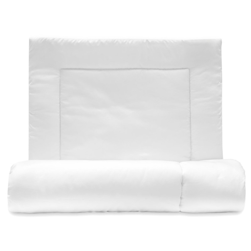 Luxusné výplne New Baby z mikrovlákna vankúš a perinka 90/120 biela