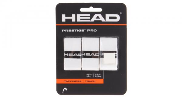 Head Prestige Pro 3 overgrip omotávka tl. 0,5 mm biela
