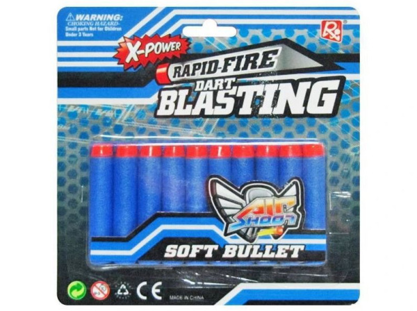 Náboje penové do pištole 10 ks 2