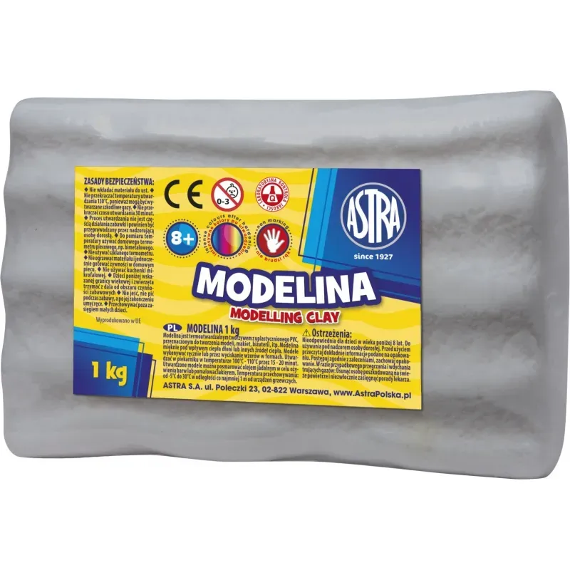 ASTRA Modelovacia hmota do rúry MODELINA 1kg Grafitová, 304118009