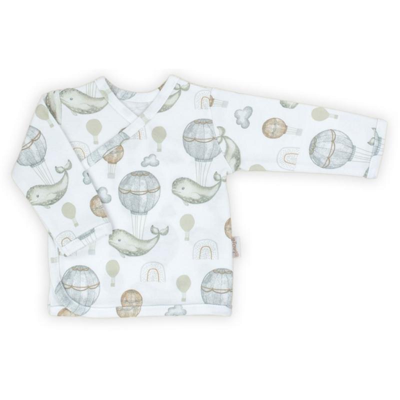 Dojčenská bavlněná košilka Nicol Miki 68 (4-6m)