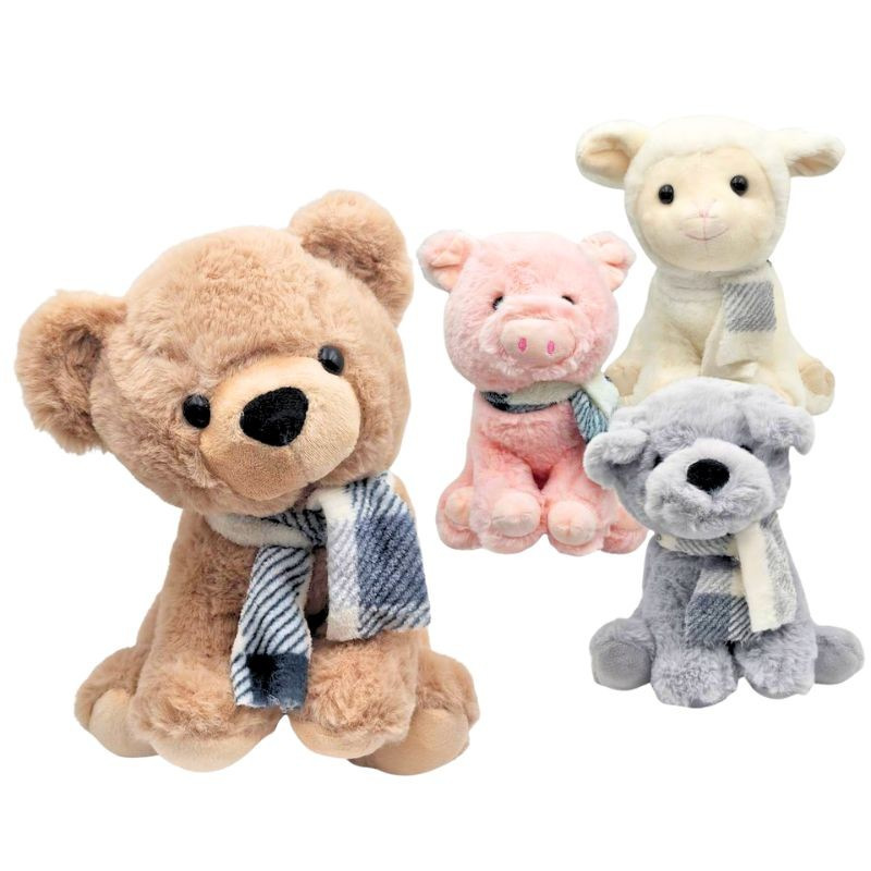 Plyšové zvieratko so šálom