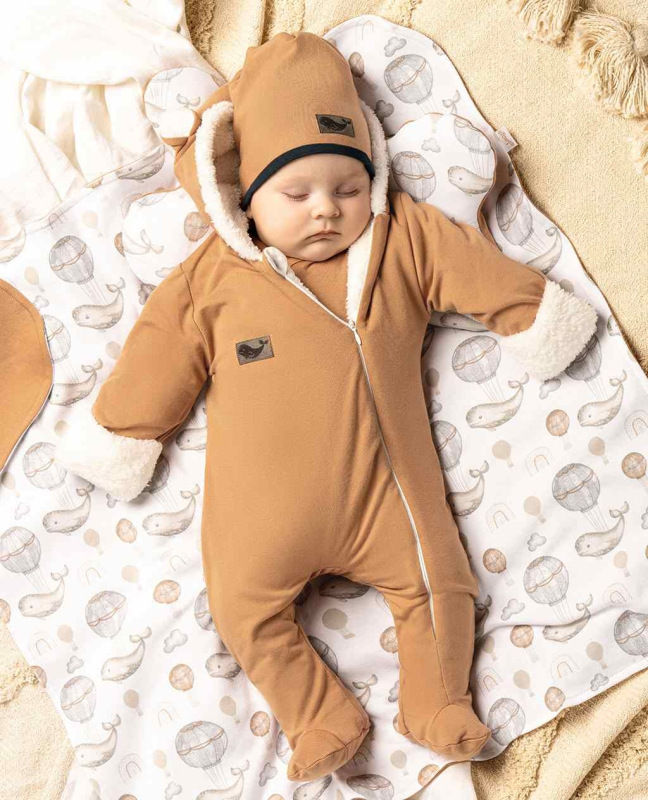 Zimný dojčenský overal Nicol Miki 68 (4-6m) 2