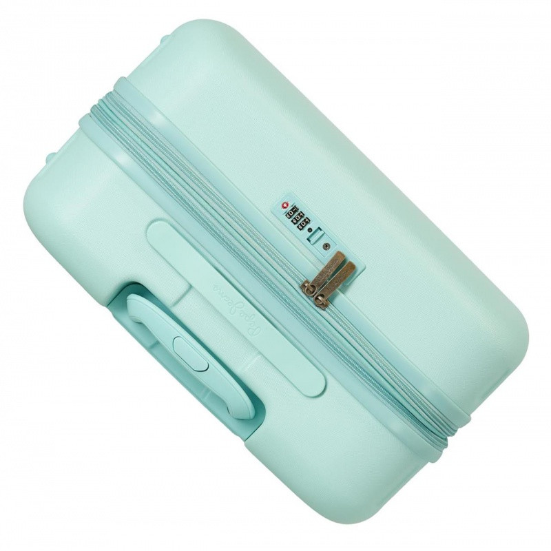 PEPE JEANS Highlight Turquesa, Sada luxusných ABS cestovných kufrov 70cm/55cm, 7689525 16