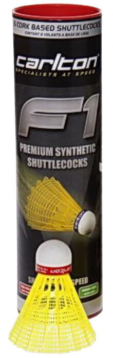 F1 Ti Yellow badmintonové loptičky červená