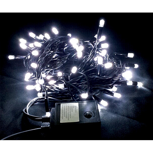 Reťaz MagicHome Vianoce Andromeda, 100 LED biela, 8 funkcií, 230V, 50Hz, IP20, interiér, osvetlenie,