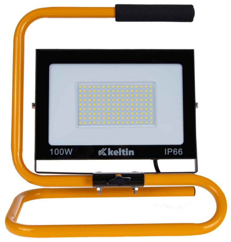 LED reflektor 100W so stojanom, neutrálna biela 4500K, KELTIN 9