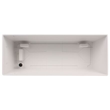 Plastkon Florence Stone dekoratívny kvetináč 75 cm biela 2