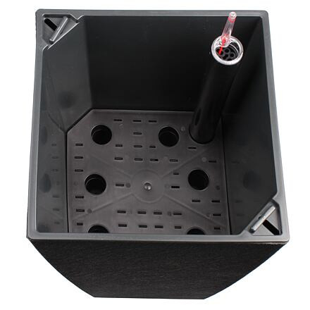 Plastkon Delto Stone samozavlažovací kvetináč 25 x 46 cm antracitová 2