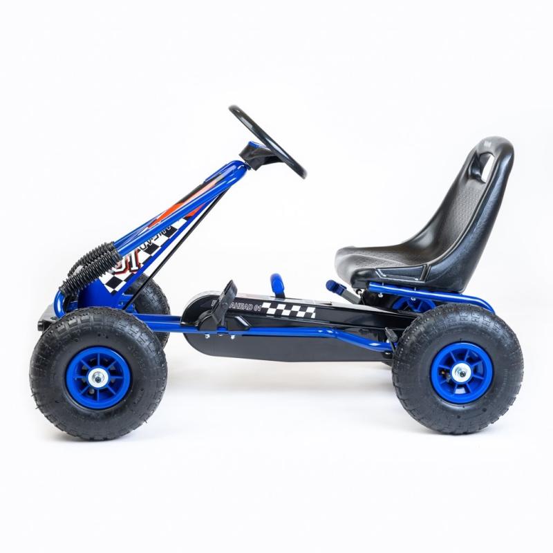 Detská šliapacia motokára Go-kart Baby Mix Razor modrá