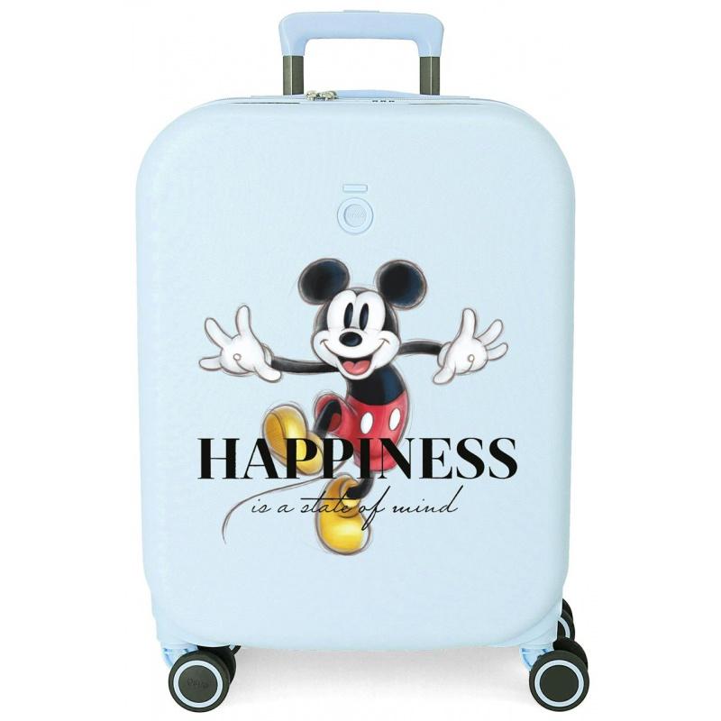 ABS cestovný kufor MICKEY MOUSE Happines Turquesa, 55x40x20cm, 37L, 3669121 (small)