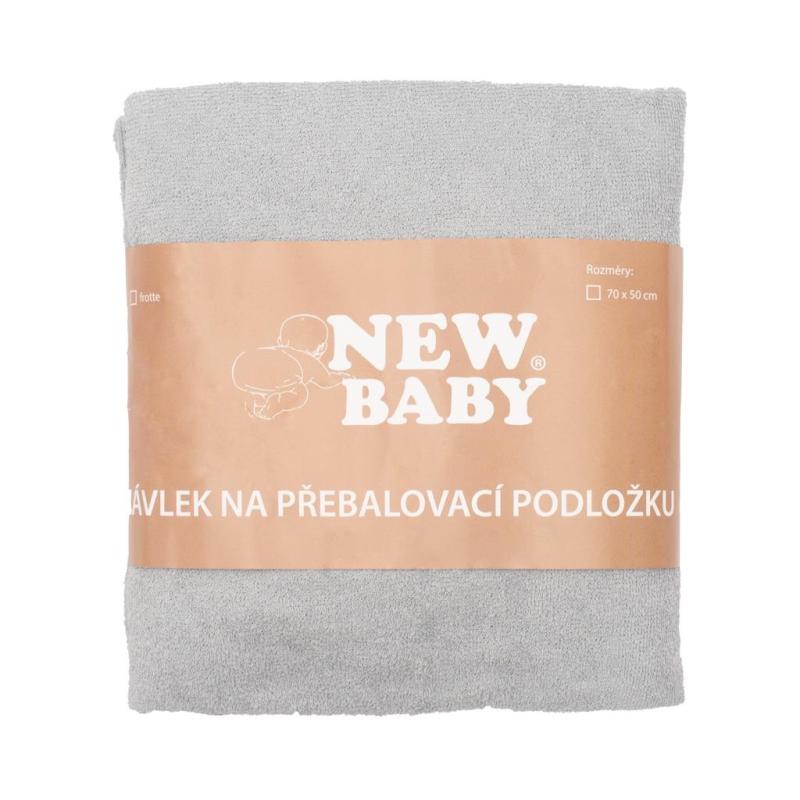 Návlek na prebaľovaciu podložku New Baby 50x70 sivý