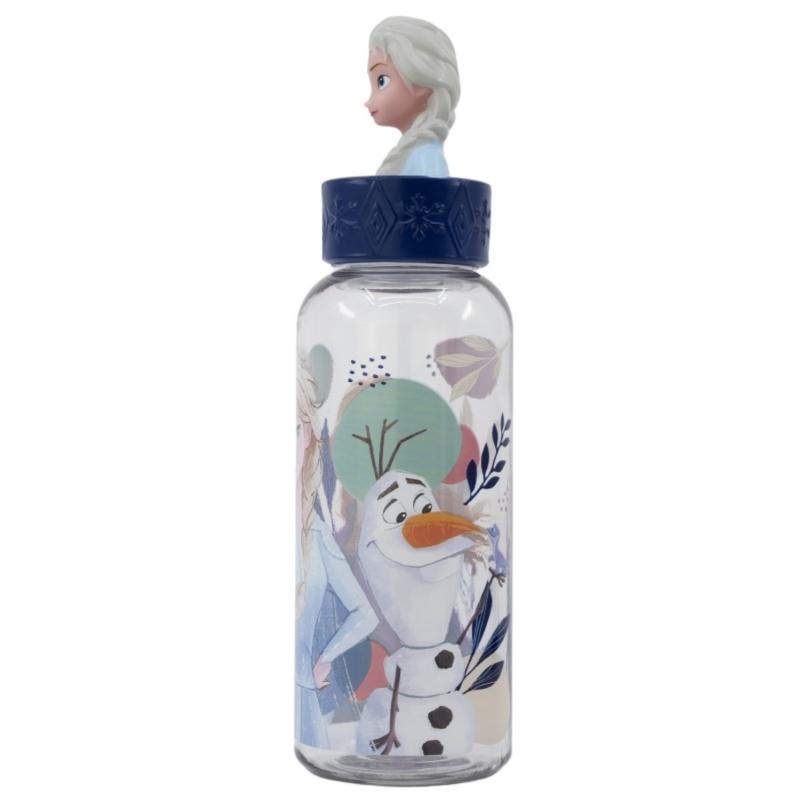 Plastová 3D fľaša s figúrkou Disney Frozen, 560ml, 74854