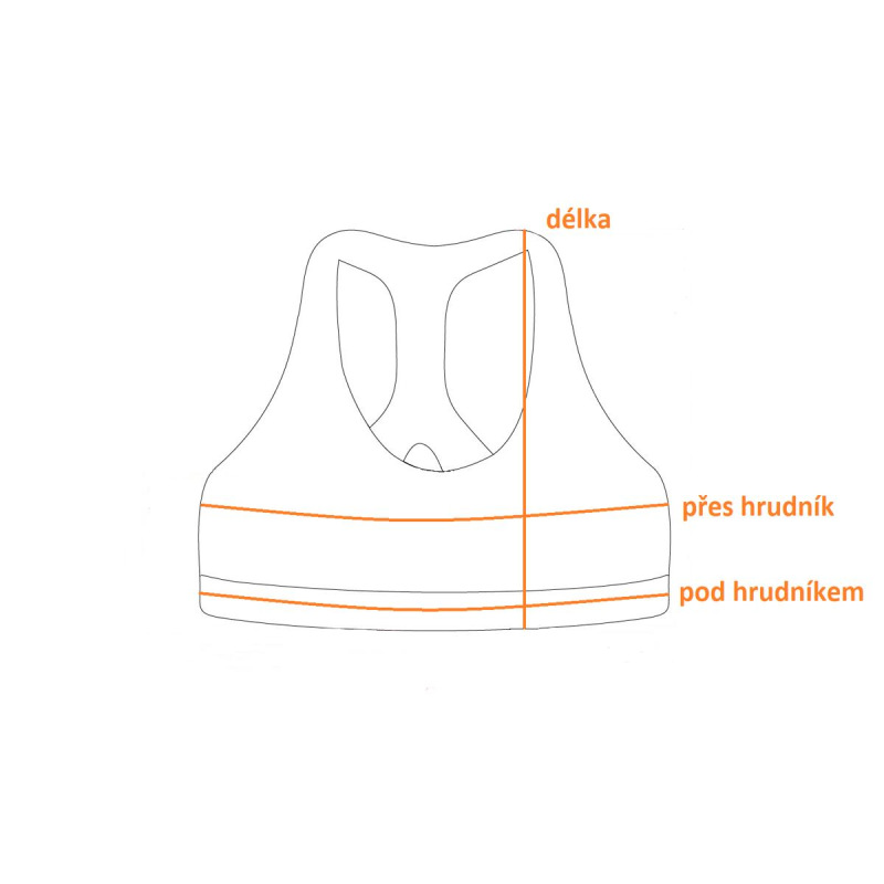 Yoga Feel športová podprsenka červená 4