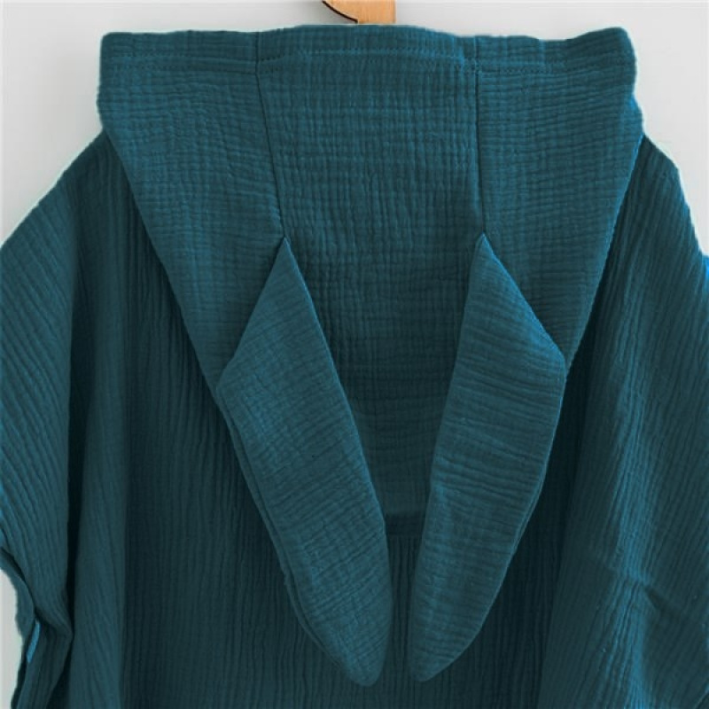 Detské mušelínové pončo New Baby Feeling ocean 35 cm XS 1