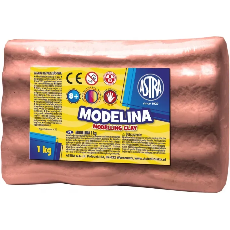 ASTRA Modelovacia hmota do rúry MODELINA 1kg Čokoládová, 304118006