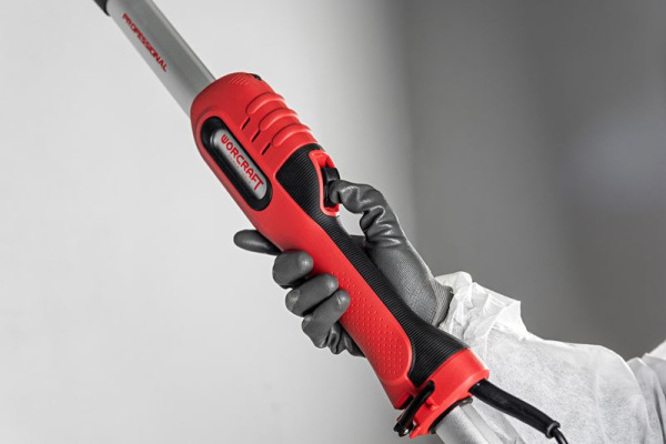 Brúska Worcraft DS09-215, 900W, 215 mm, na sadrokartón, s vakom, LED svetlo 15