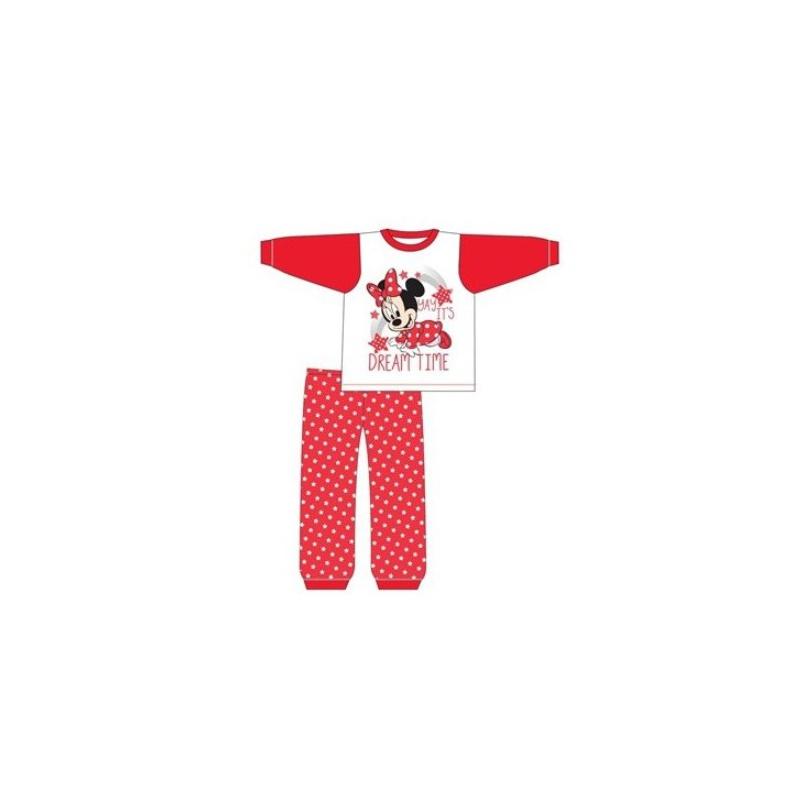 Dievčenské bavlnené pyžamo MINNIE MOUSE Dreamtime Baby - 6-9 mesiacov (74cm)