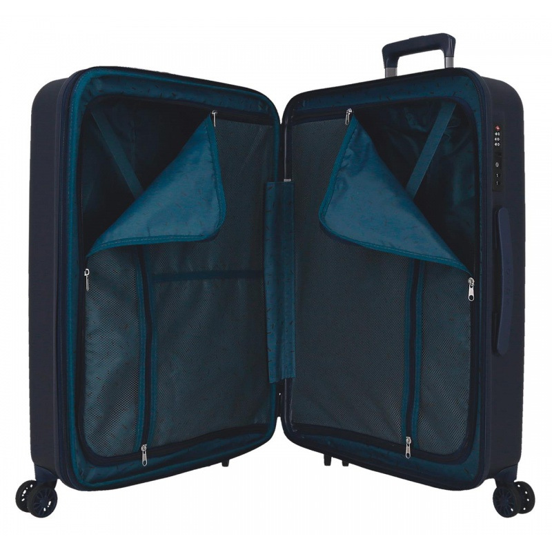 MOVOM Wood Navy Blue, Škrupinový cestovný kufor, 75x52x32cm, 109L, 5319364 (large exp.) 4