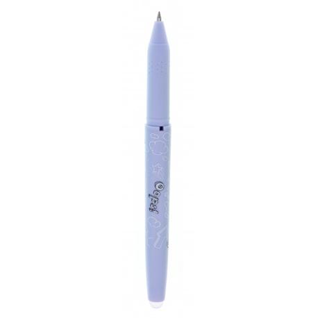 ASTRA Gumovateľné pero OOPS! Pastel, 0,6mm, modré, dve gumy, blister, 201022005