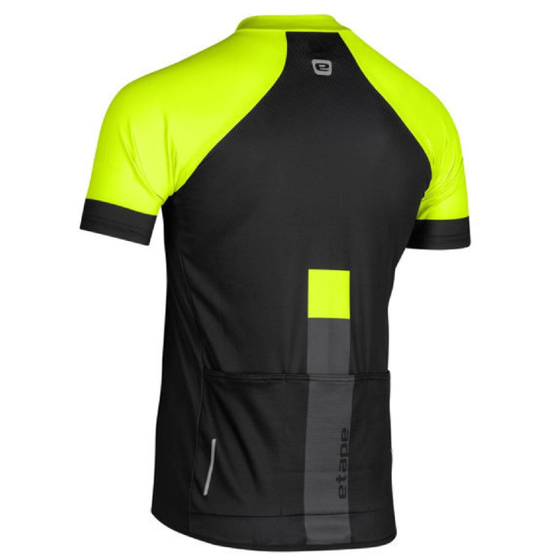 Cube cyklistický dres čierna-žltá fluo 2