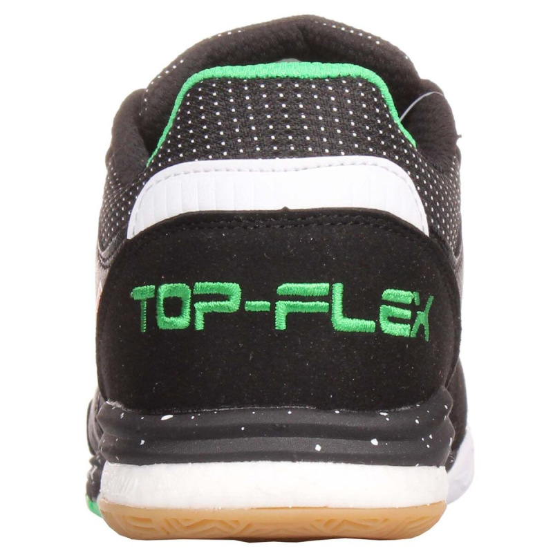 Top Flex Rebound 2401 sálová obuv čierna-zelená 3