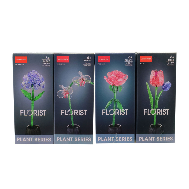 Stavebnica Kvetina - 12 druhov 2