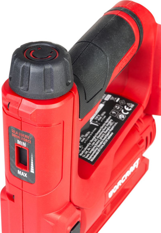 Sponkovačka Worcraft CNS-S20LiC ShareSYS, 20V Li-Ion, s reguláciou, sponky U + klince T 2