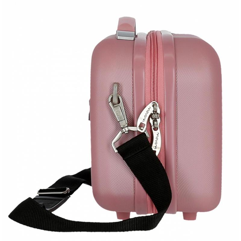 JOUMMA BAGS Movom Riga Pink, ABS Cestovný kozmetický kufrík, 21x29x15cm, 9L, 5993965