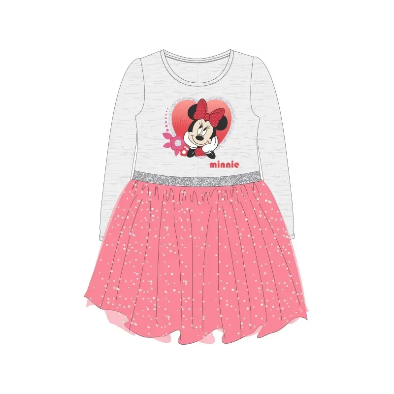 Dievčenské šaty MINNIE MOUSE - 8 rokov (128cm)