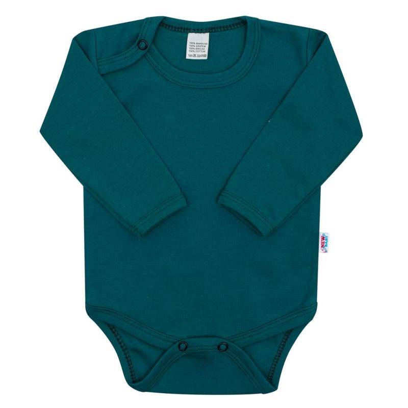 Dojčenské body New Baby Classic II petrolejové 56 (0-3m)