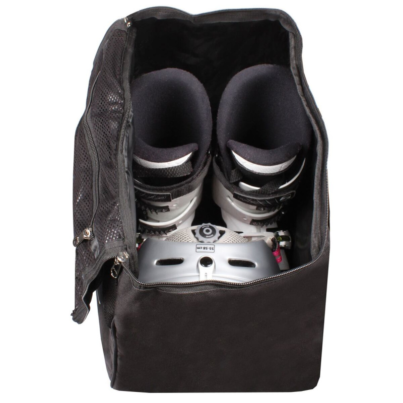 Ski Rucksack taška na helmu a lyžiarky čierna 2