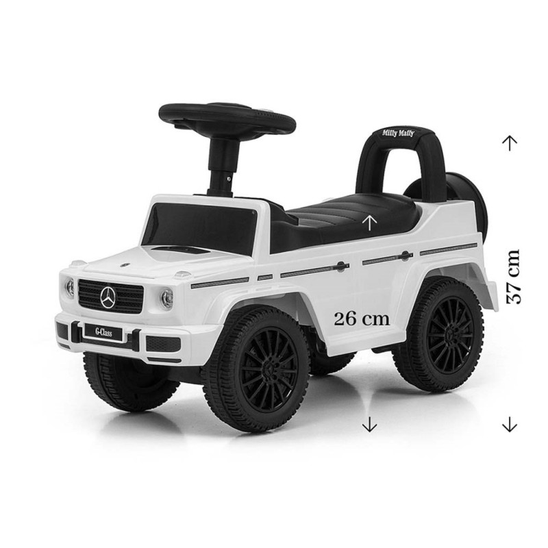 Detské odrážadlo MERCEDES G350d Milly Mally biele 2