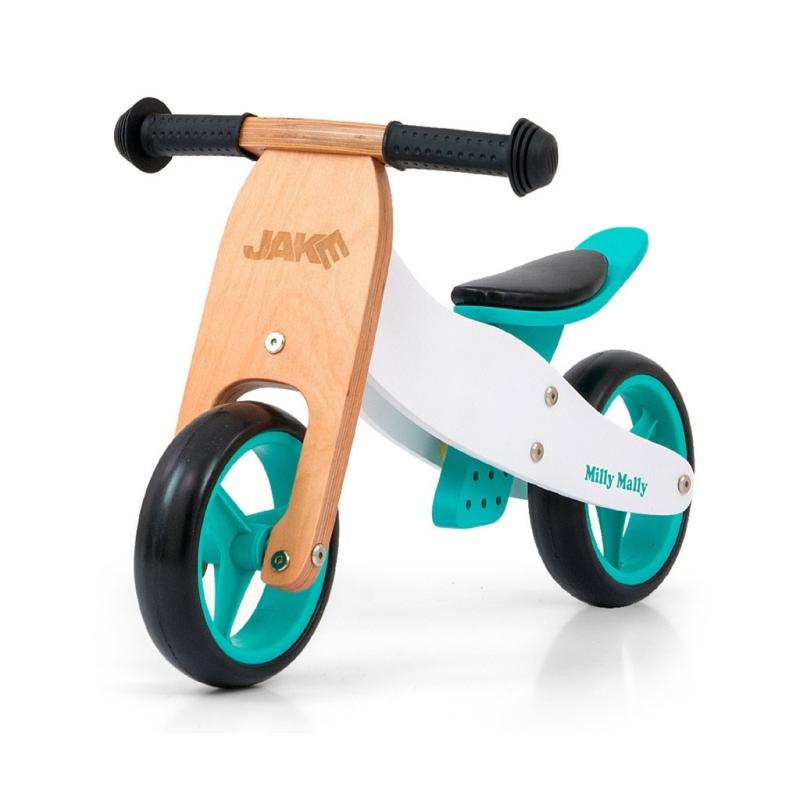 Detské multifunkčné odrážadlo bicykel 2v1 Milly Mally JAKE Classic Mint 1