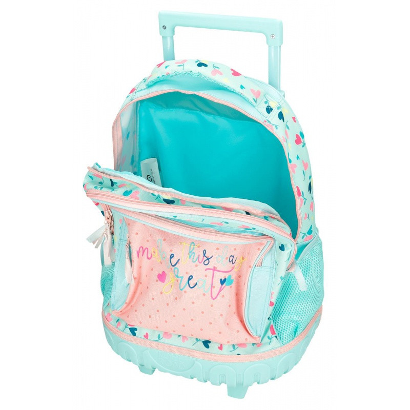 Školský batoh na kolieskach ROLL ROAD Queen of Hearts, 30L, 4852921 3