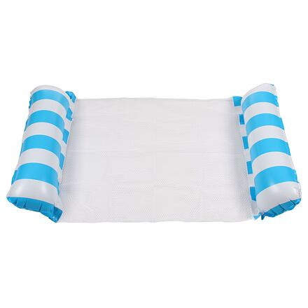 Merco Float Stripe nafukovacie lehátko 118 x 65 cm modrá